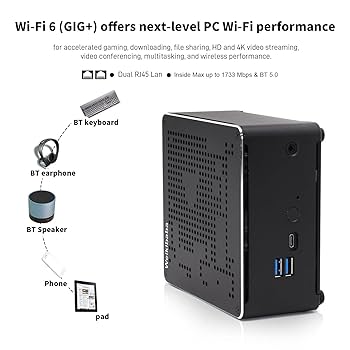 Amazon.co.jp: ミニpc Windows11 Core i9 10880H, 小型pc 64GB